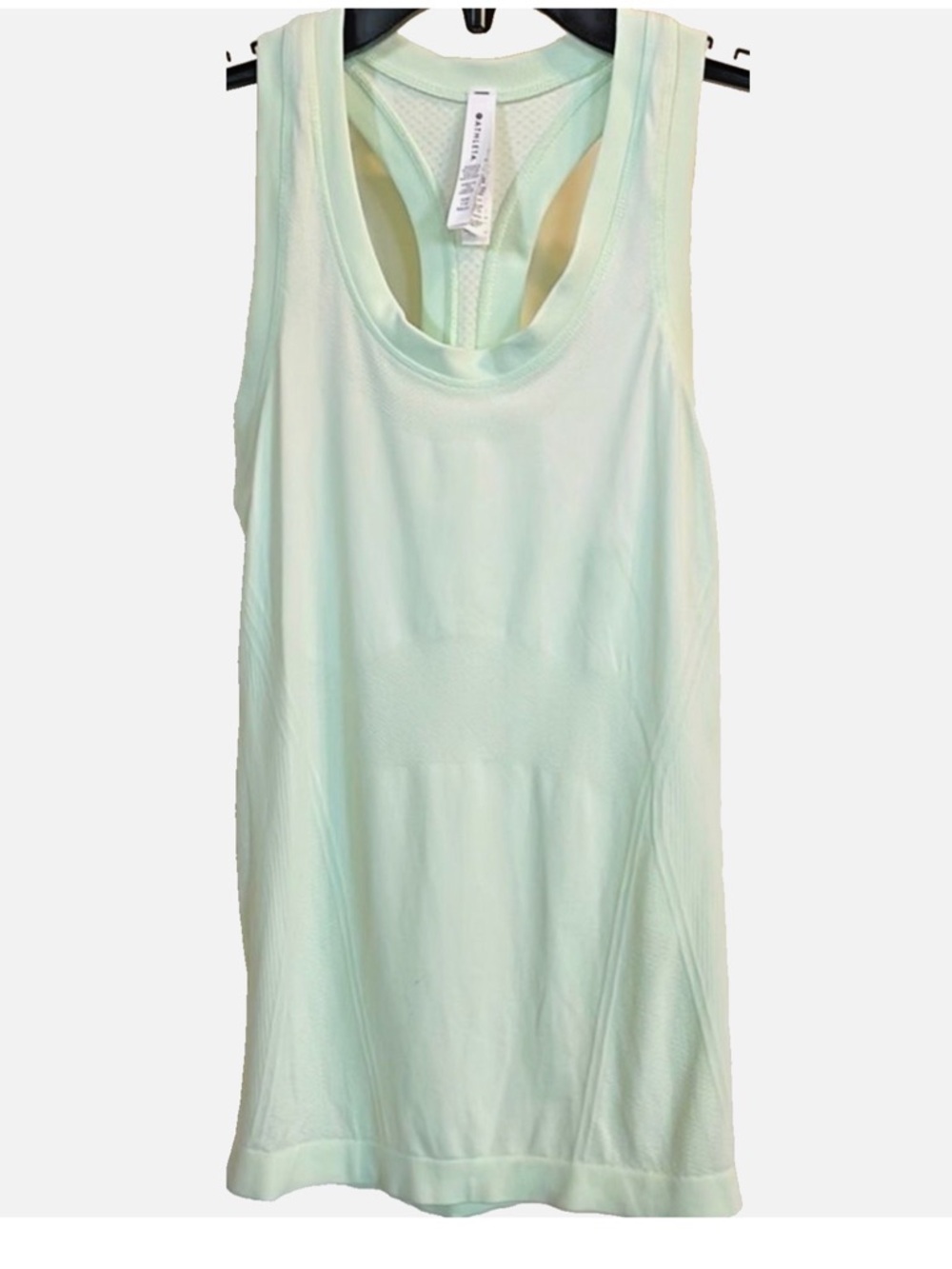 Athleta Light Mint Green Momentum Racerback Tank XXS Gym Workout Top Athleisure
